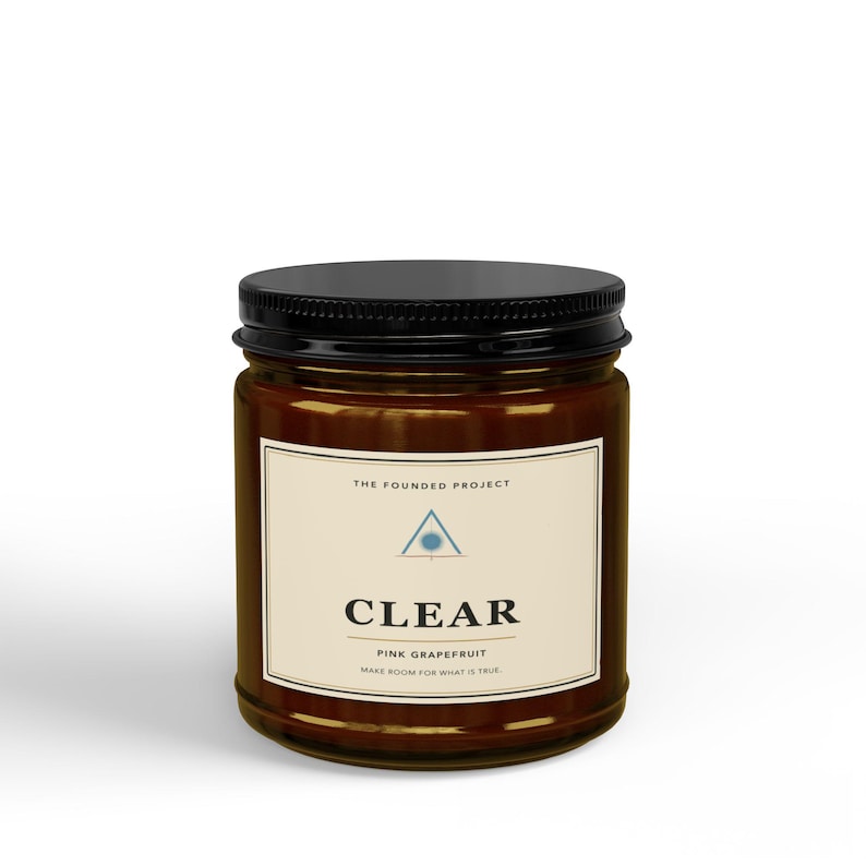 CLEAR Soy Candle